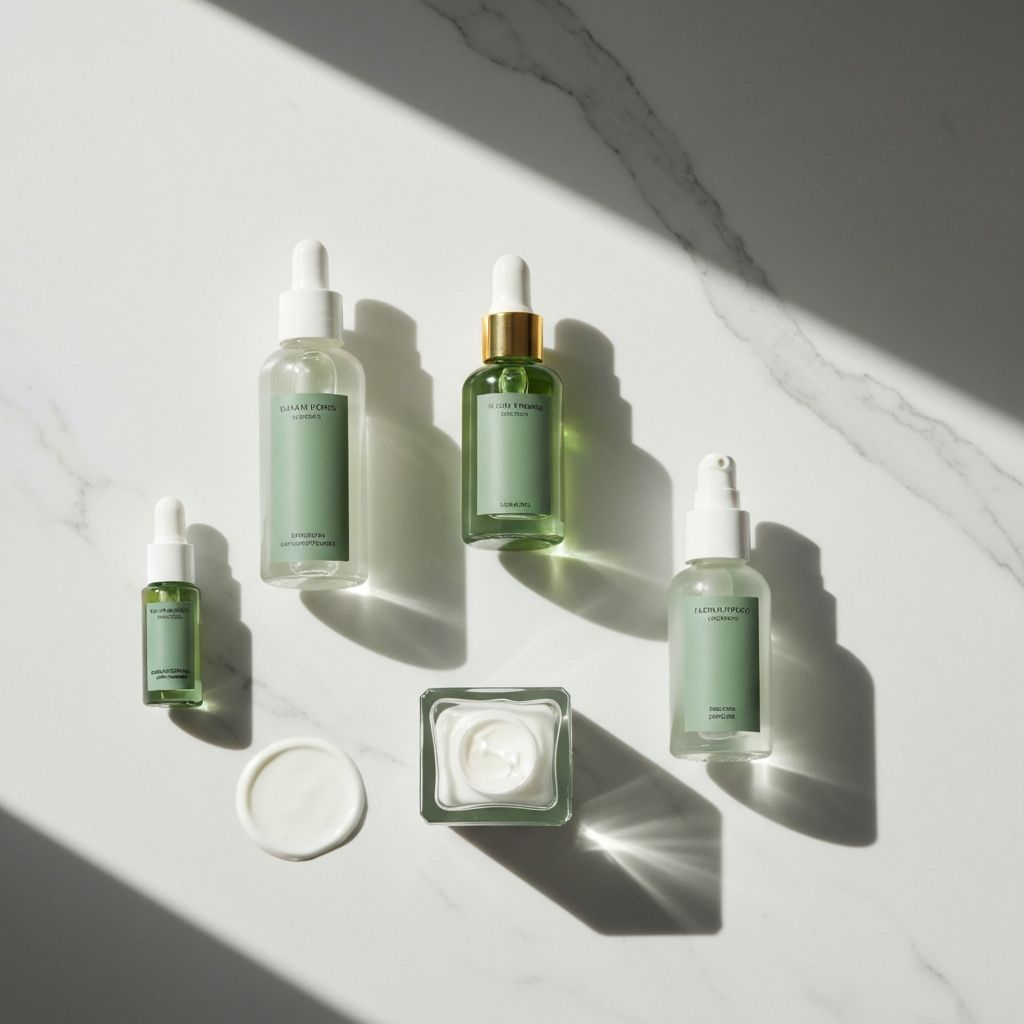 Rutina de cuidado de piel con productos MraSerum